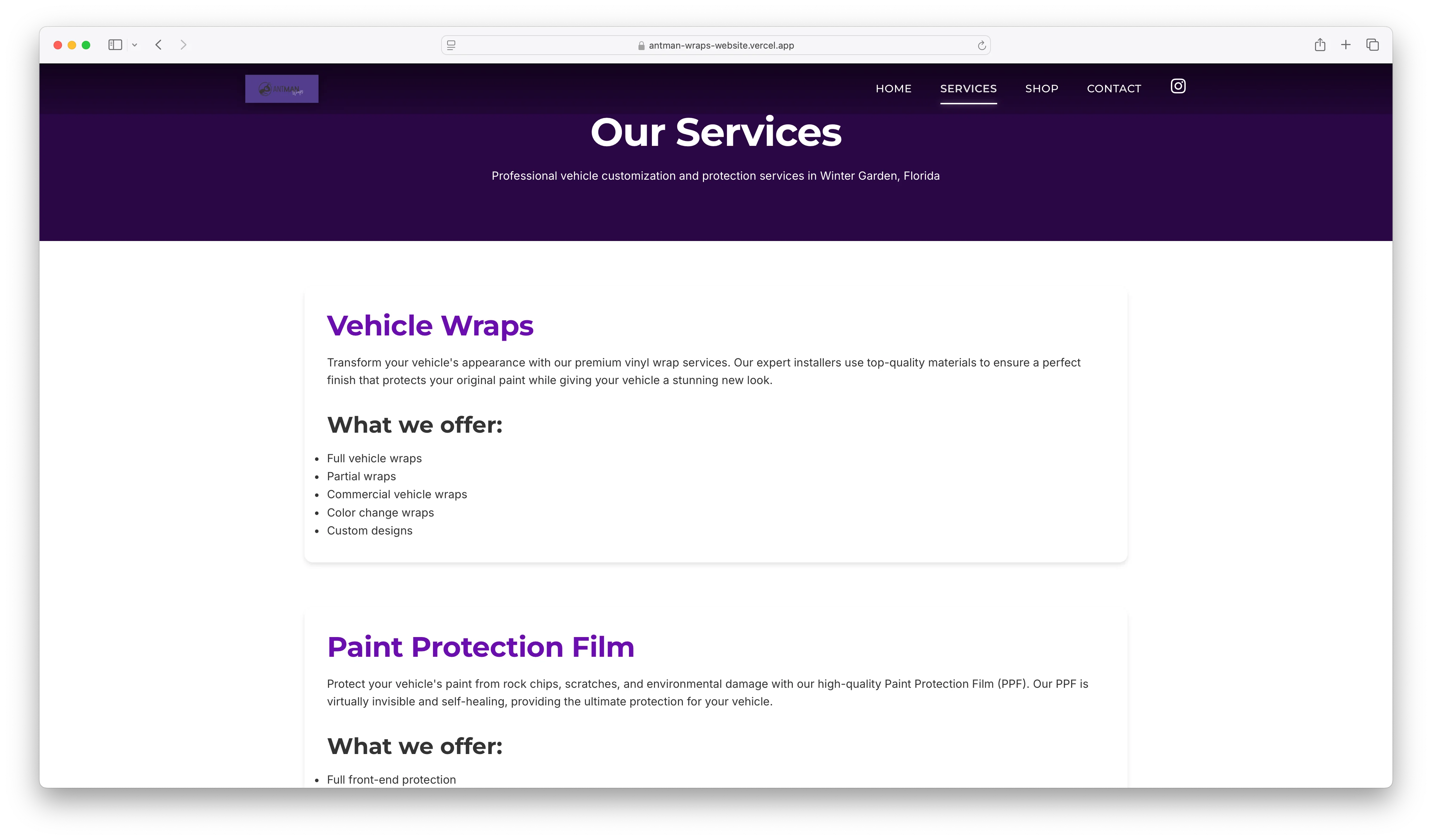Service Details