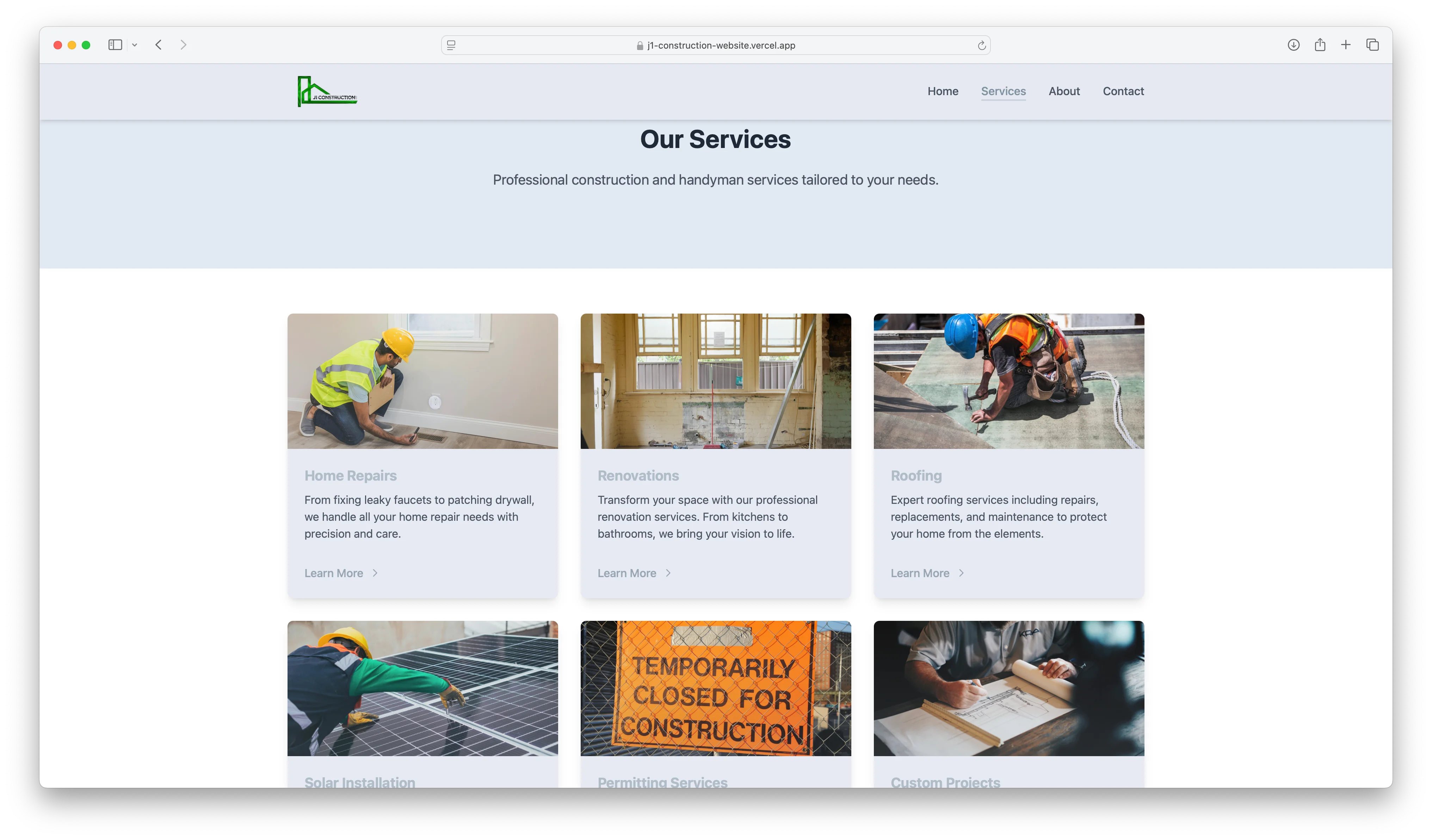 Construction Portfolio